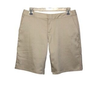 UNDER‎ ARMOUR Performance Mid-rise Classic 3-Pocket Chino Shorts Khaki Size 6